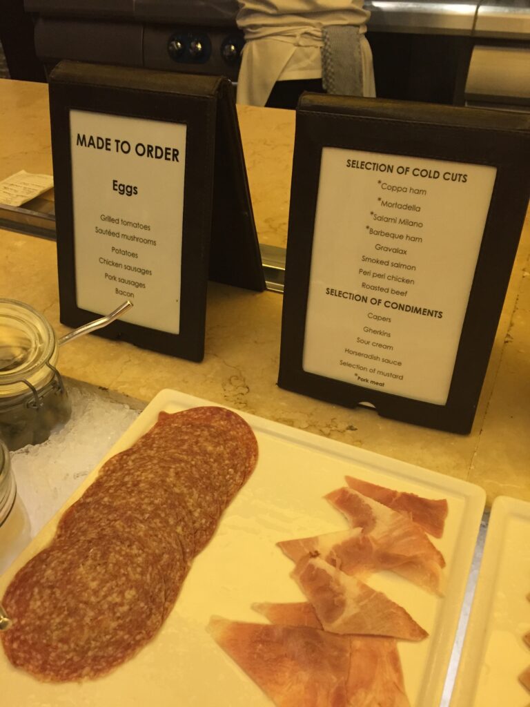 park hyatt hyderabad breakfast cold cuts