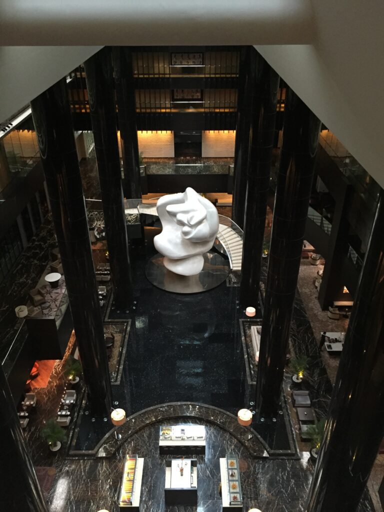 park hyatt hyderabad lobby aerial