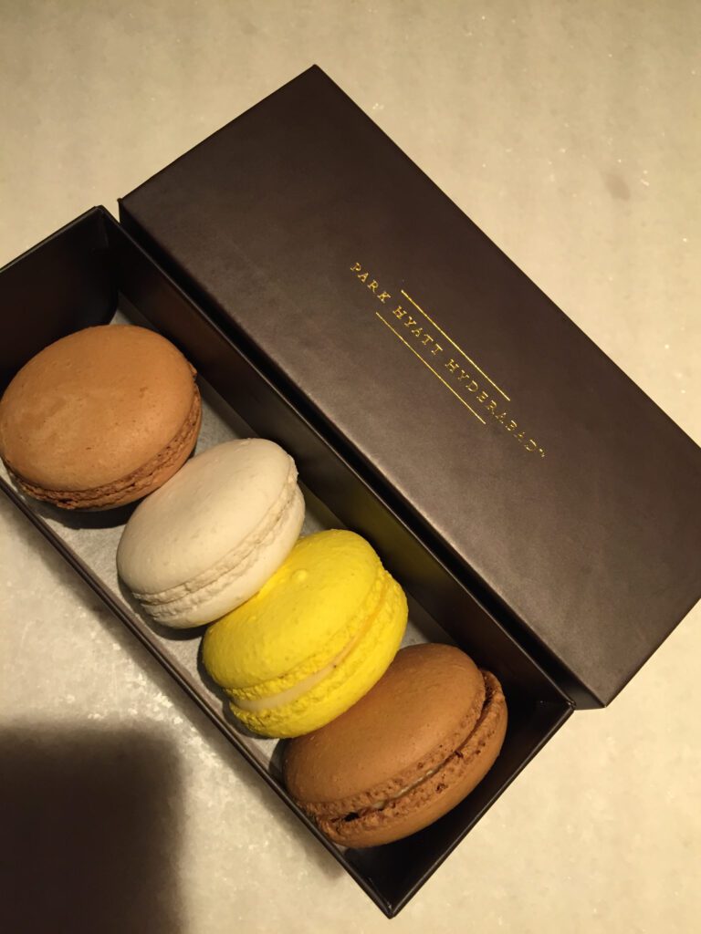 park hyatt hyderabad macarons