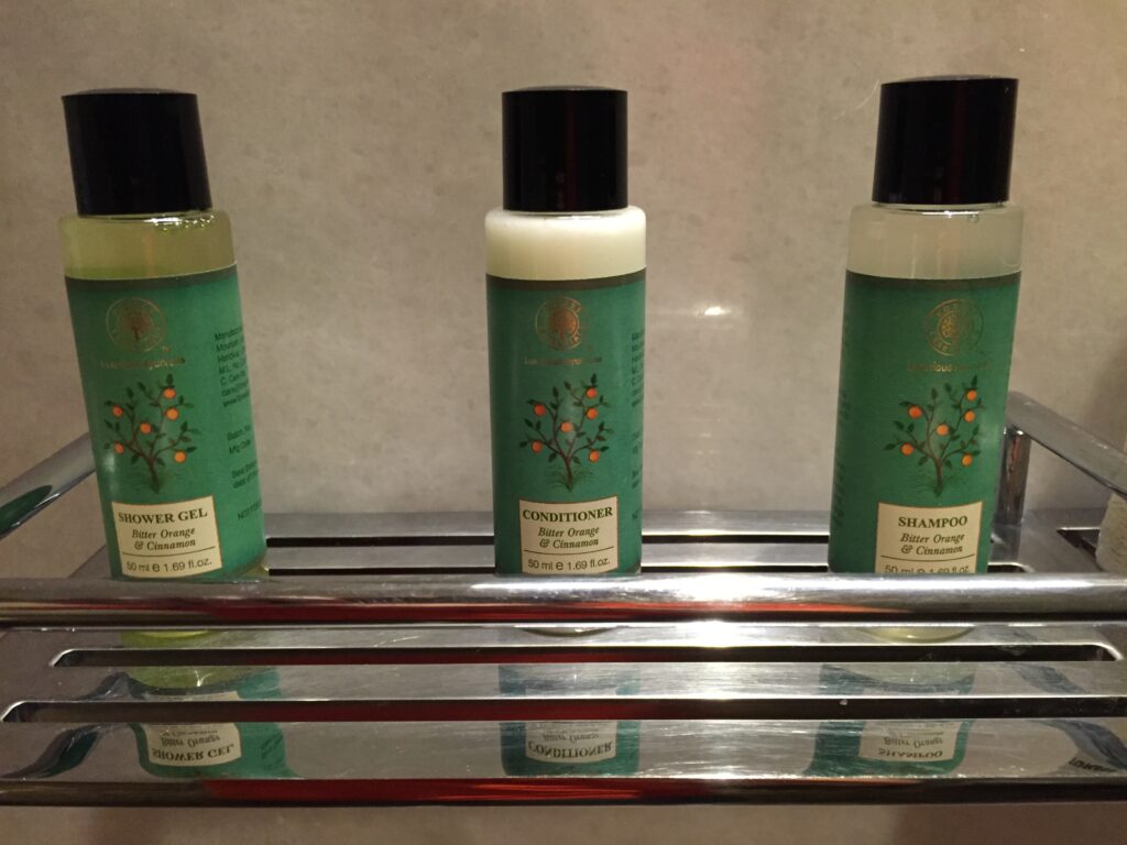 park hyatt hyderabad shower amenities