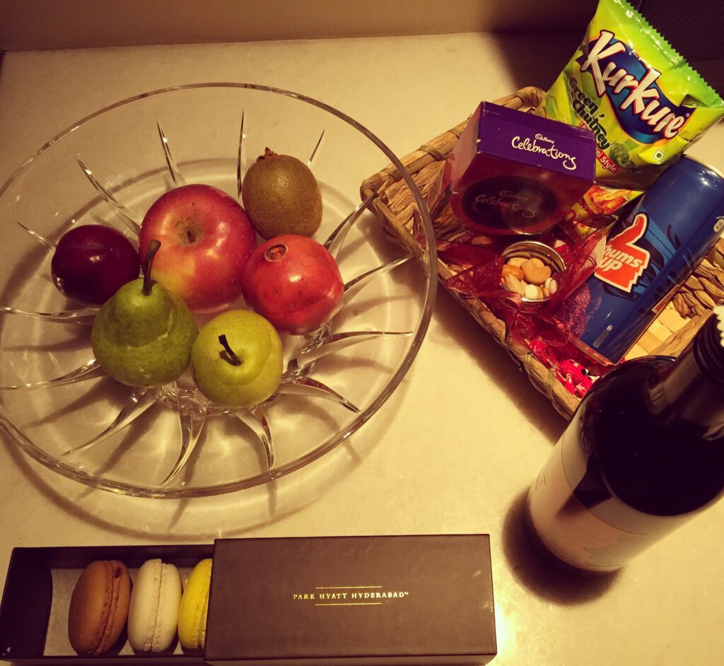 park hyatt hyderabad welcome food