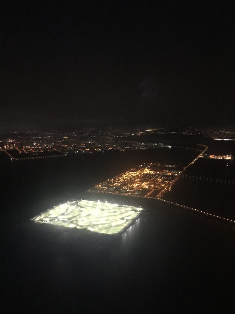 singapore airlines first class icn landing