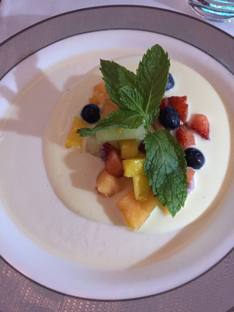 singapore airlines first class sfo dessert 2