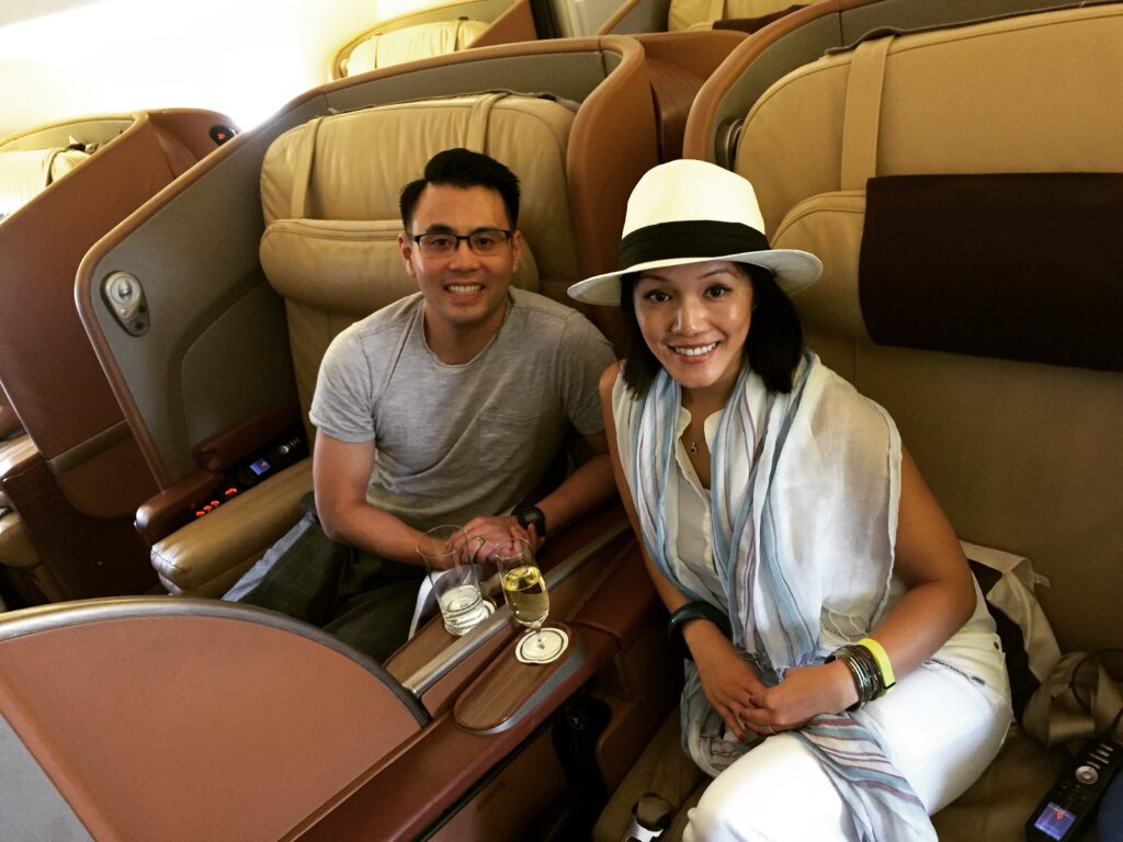 singapore airlines first class sfo middle seats