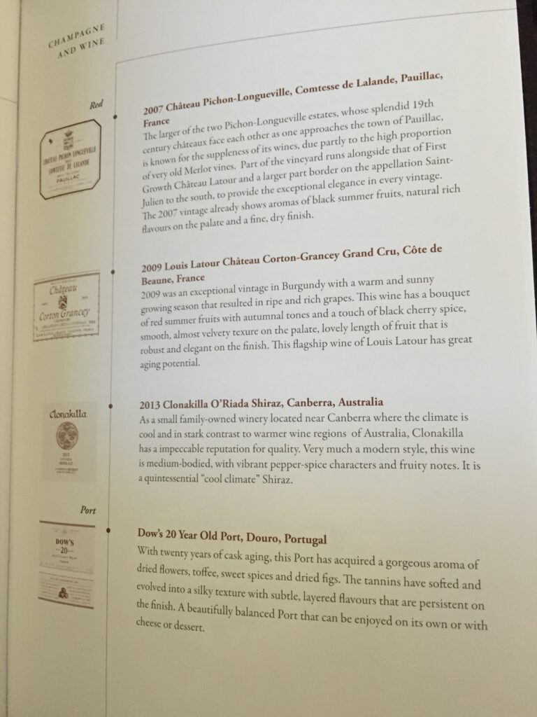 singapore airlines first class sfo wine 2