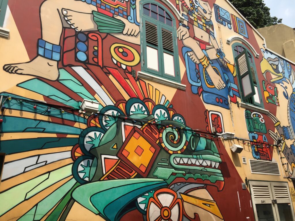 singapore haji lane mural