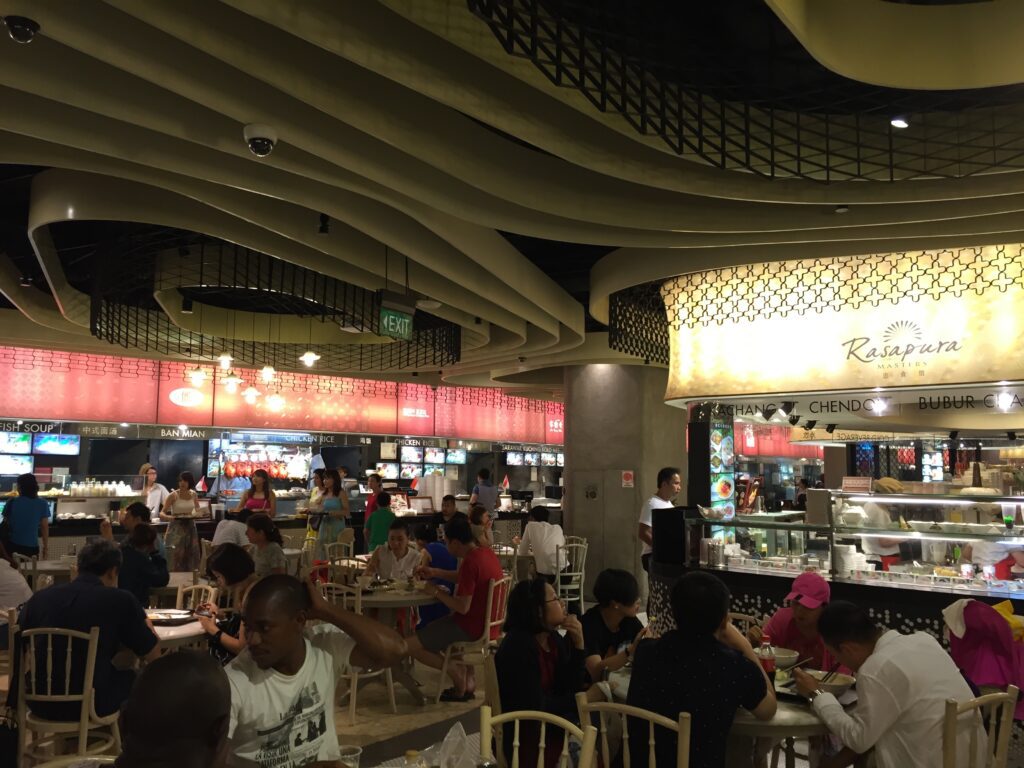 singapore marina bay raspura food center
