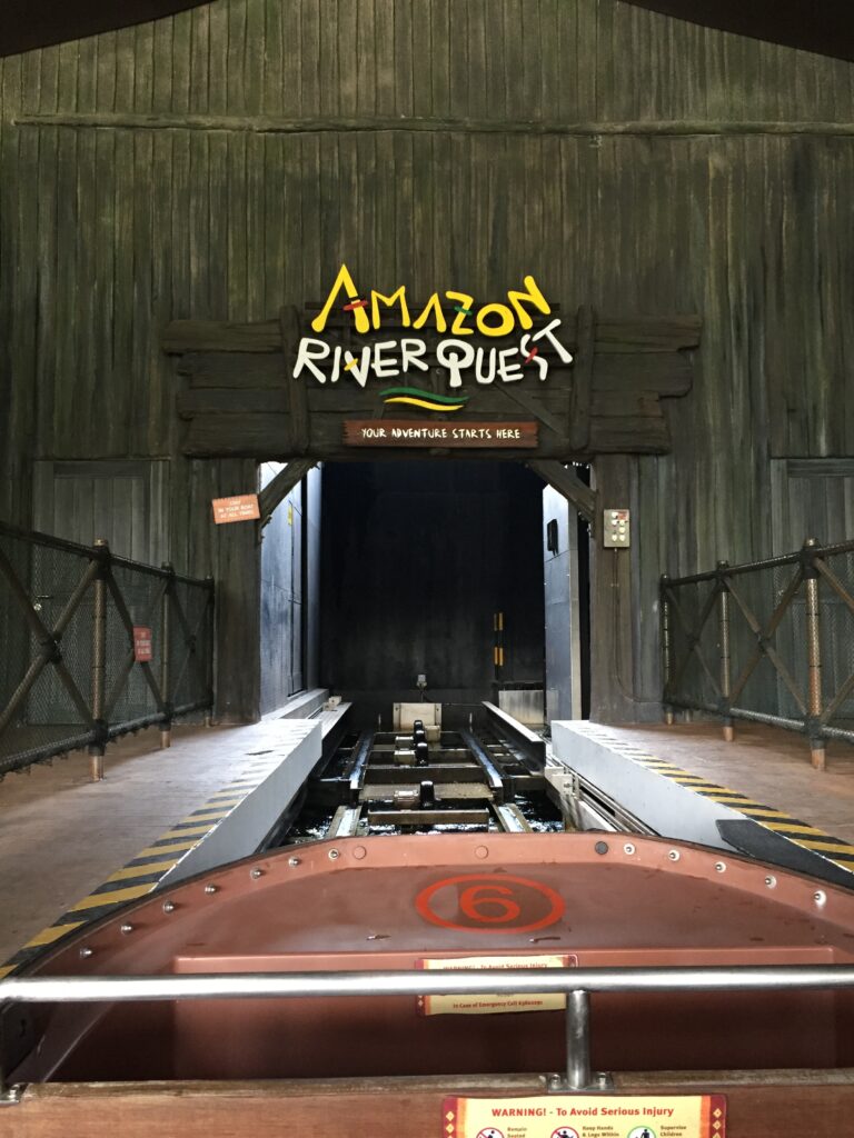 singapore river safari amazon ride