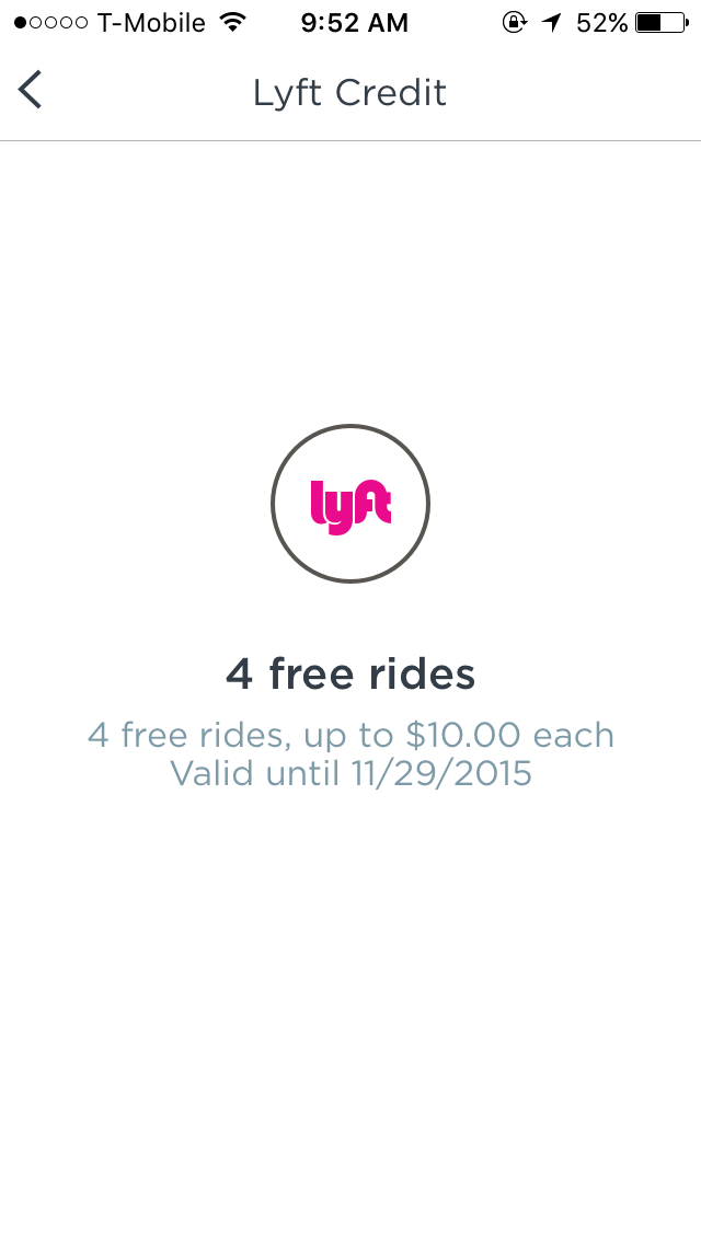Lyft 5 Free Ride up to $20