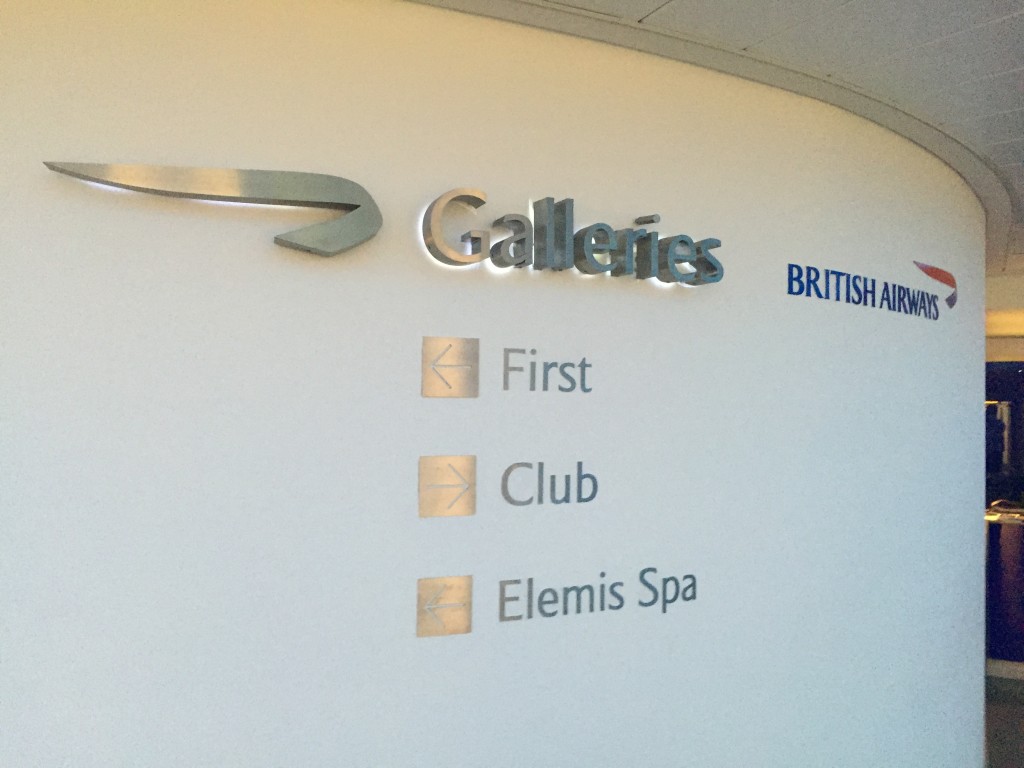 Heathrow T3 BA lounge
