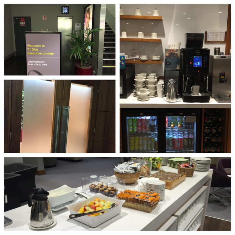 a collage of a coffee shop