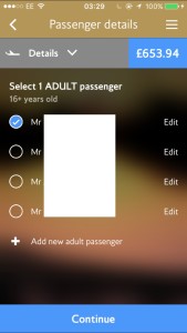 Passenger Name