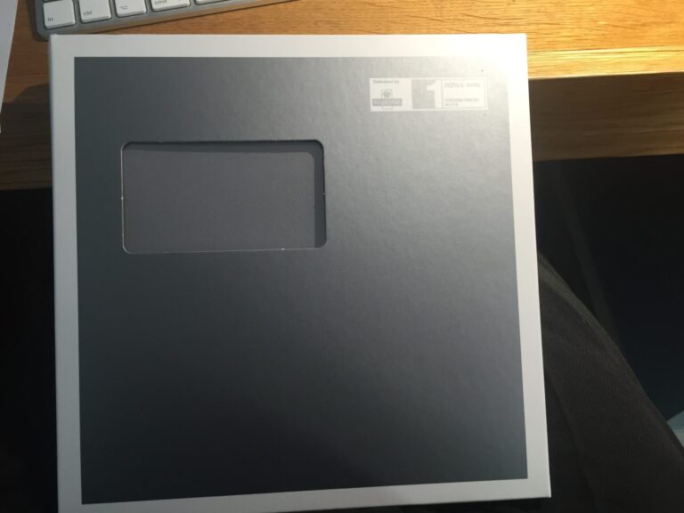 a silver square object with a window