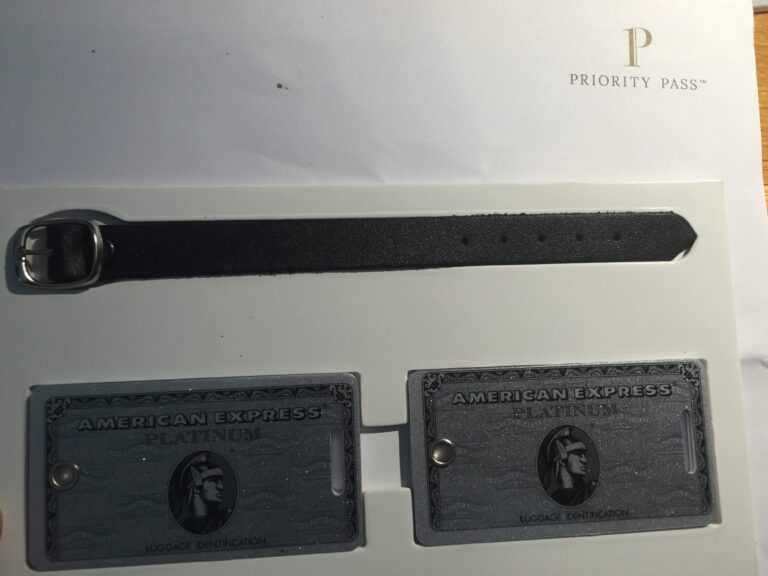 a pair of cards with a strap