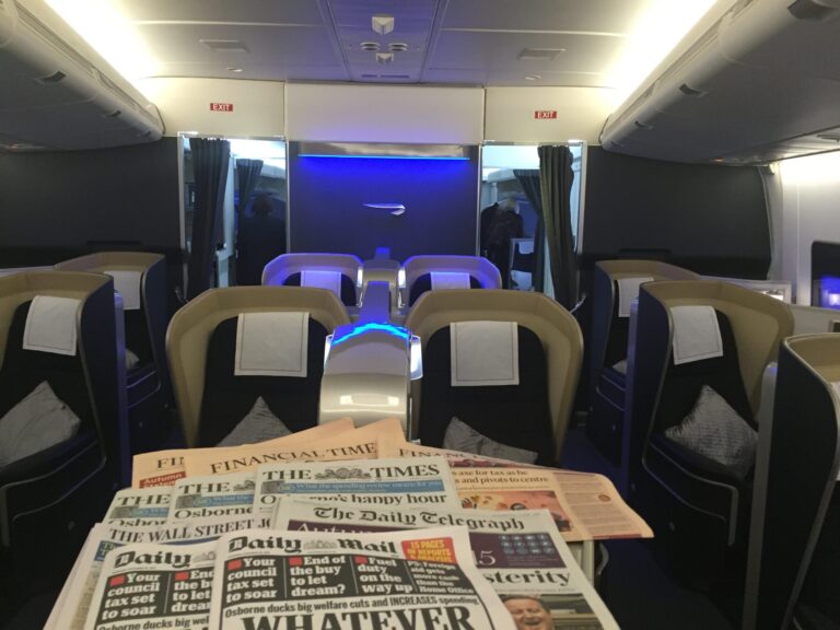 a group of seats on an airplane