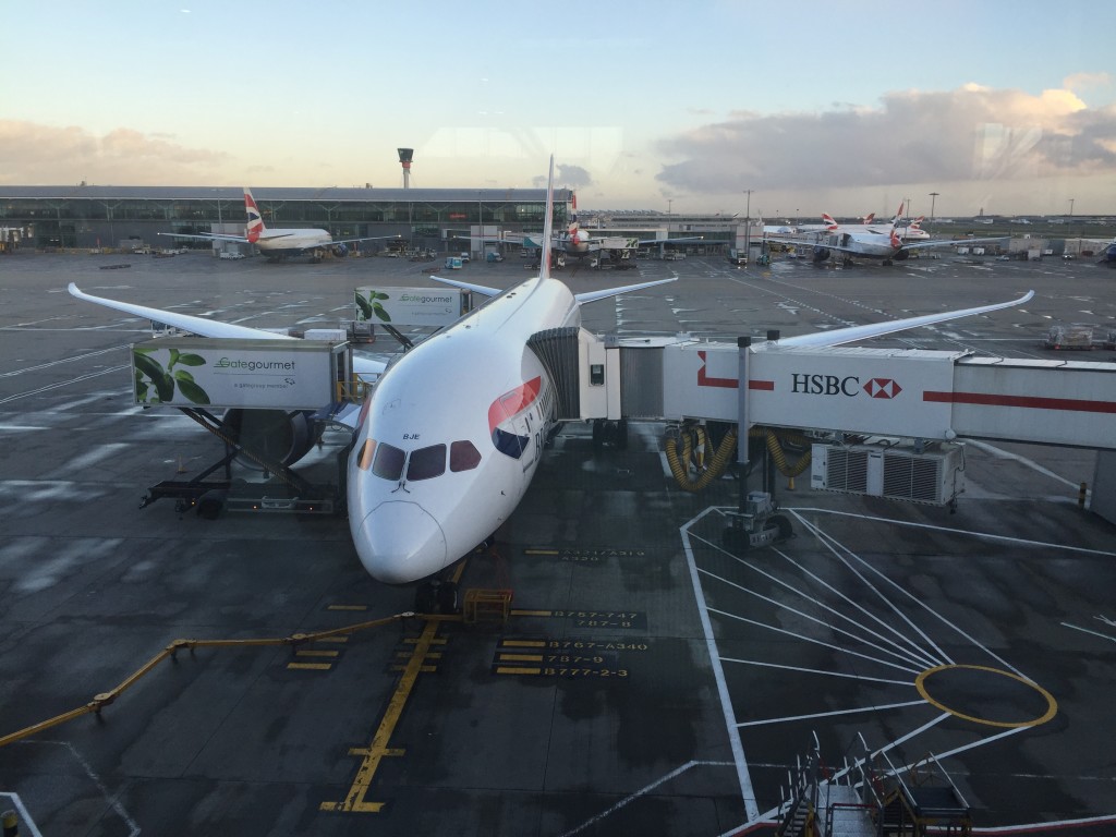 a plane at an airport