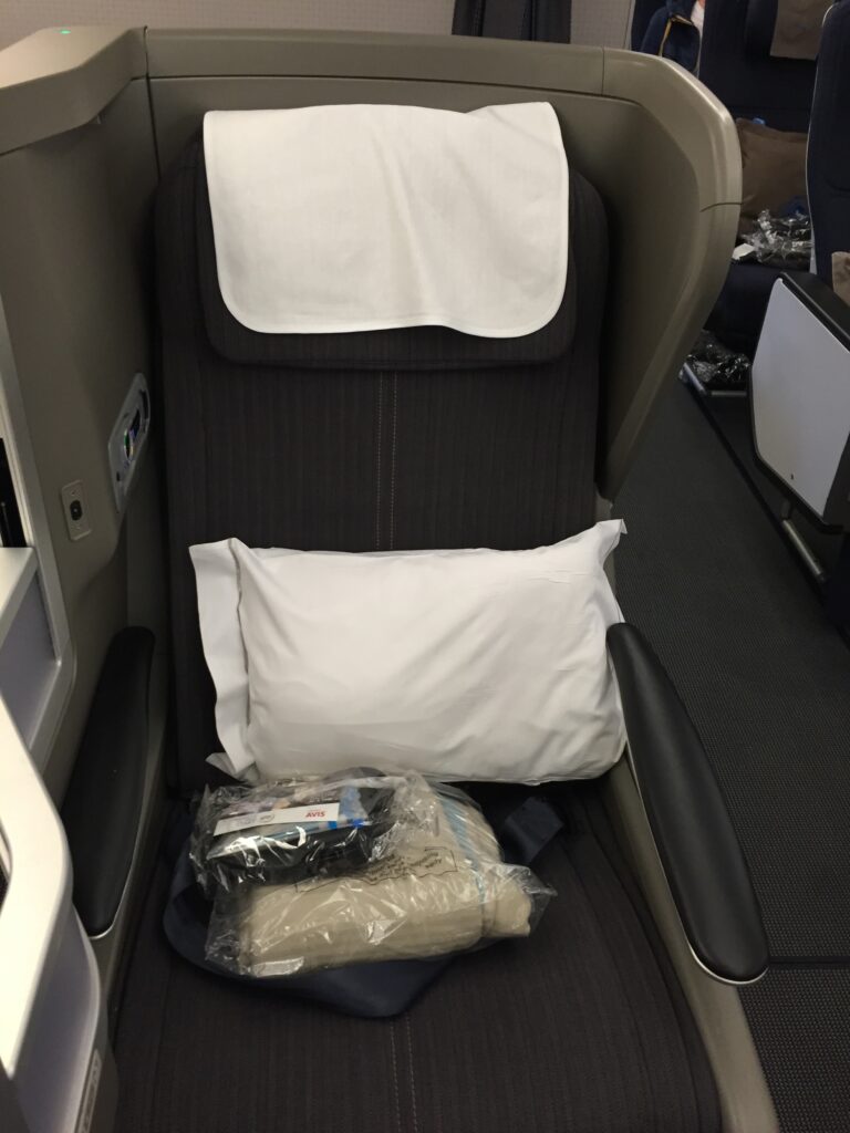 british airways business class lhr sfo a380 seat 2