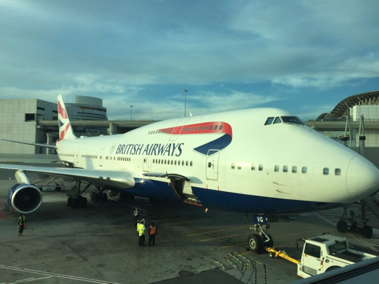 a large airplane on the tarmac
