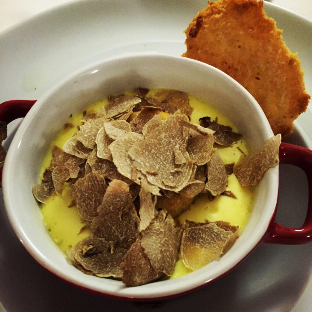 le torri hotel restaurant castiglione faletto cheese egg fondue white truffle