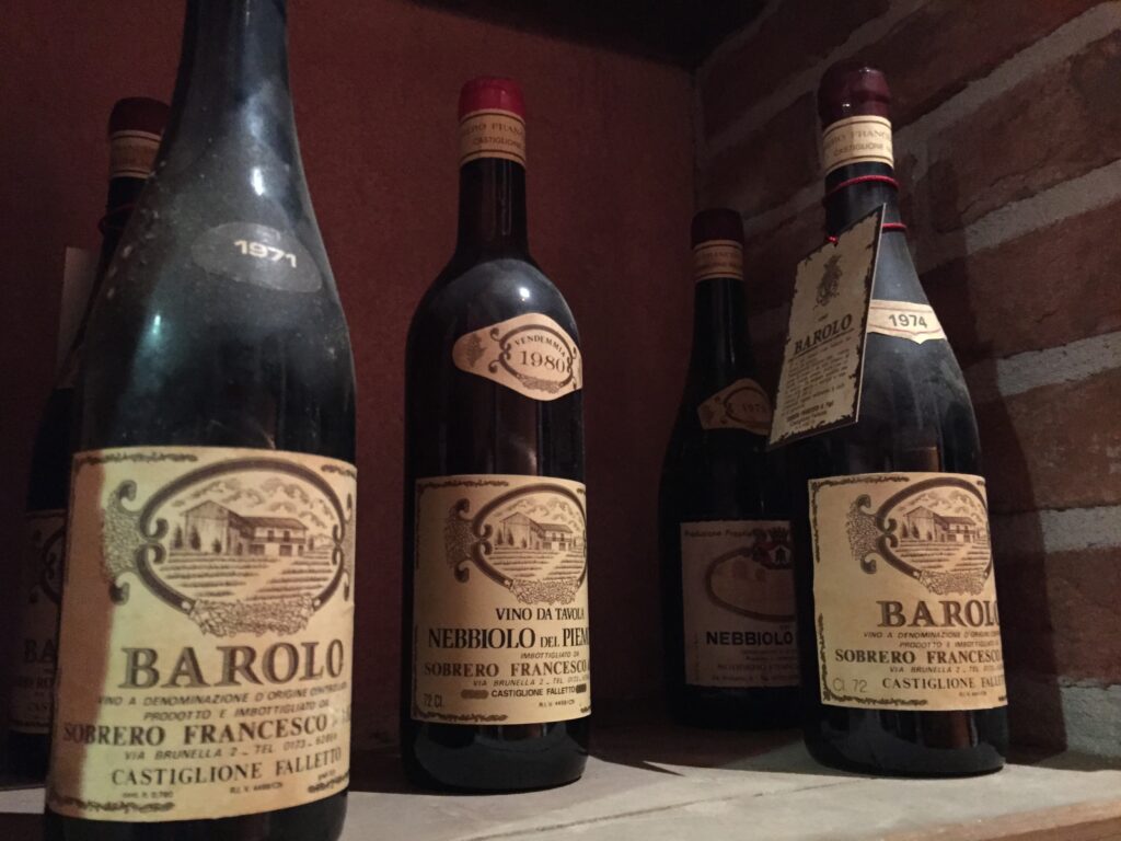 piedmont food & wine tour antique barolo