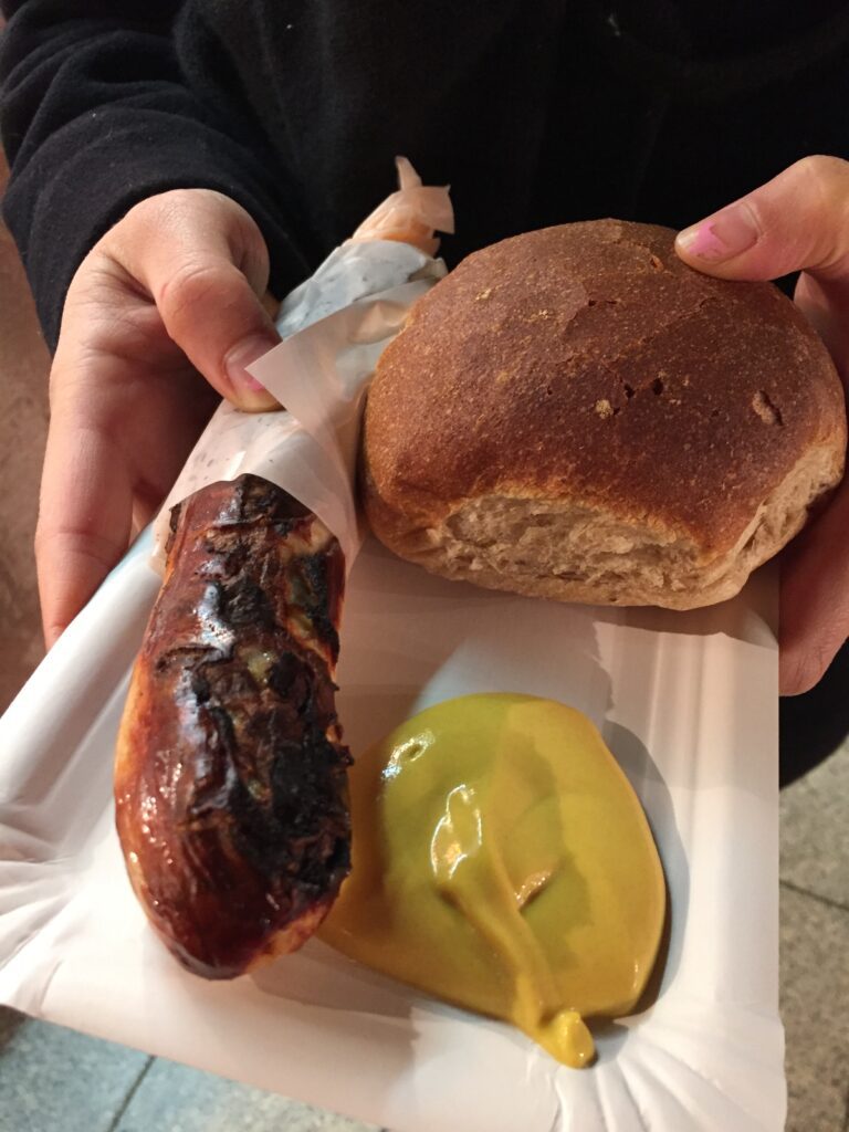 zurich christmas market sausage