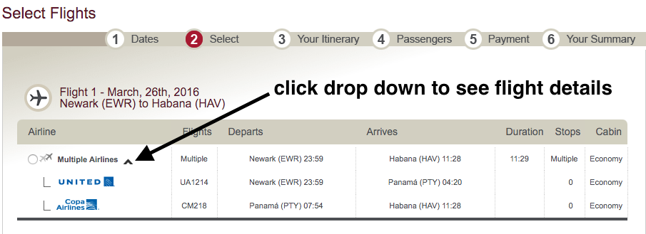 How To book Cuba Award Ticket