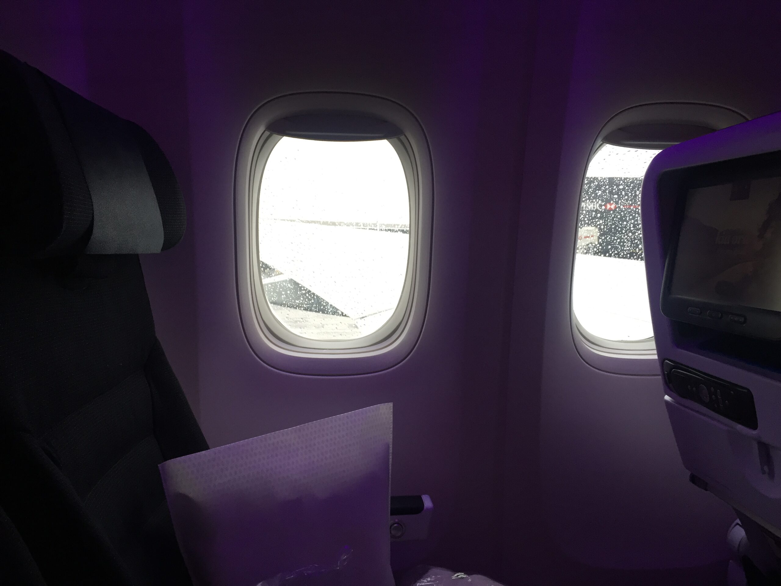 a window in a plane