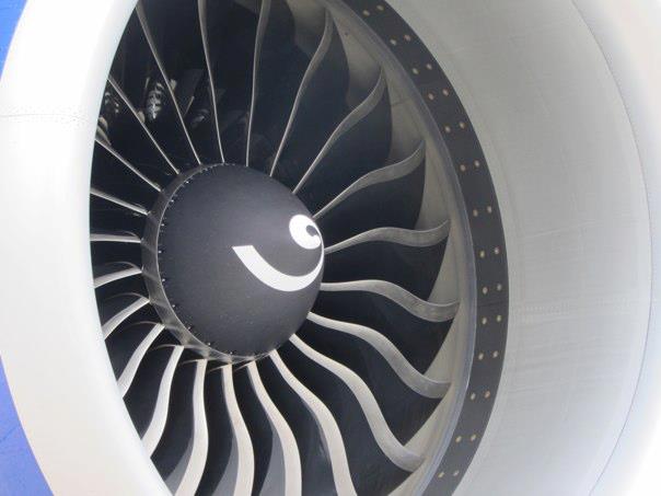 a close-up of a jet engine