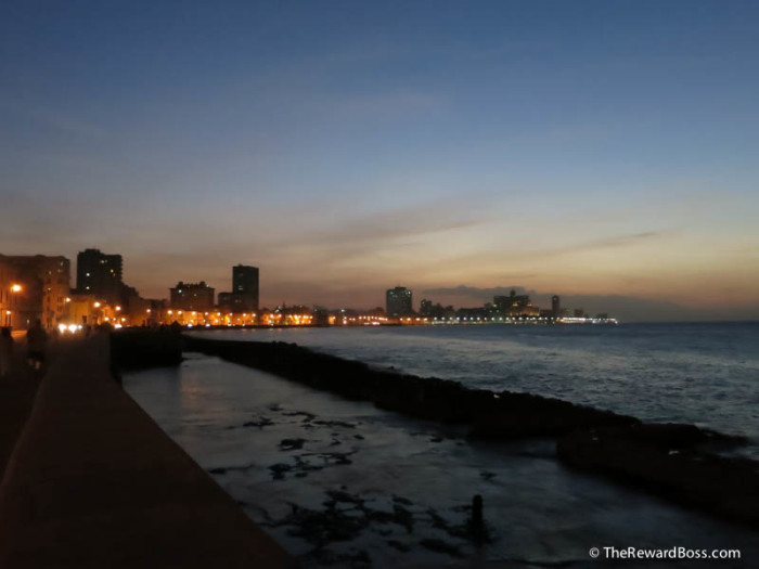 Malecon at Night, Havana Cuba / Havana Neighborhood