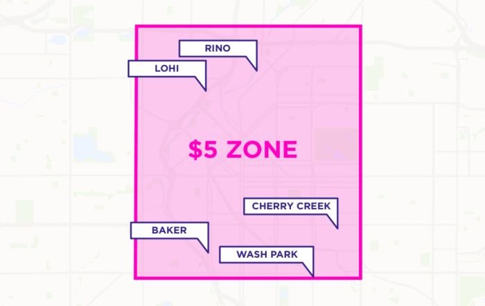 Lyft Line Launches Lyft Line $5 Ride Denver Colorado