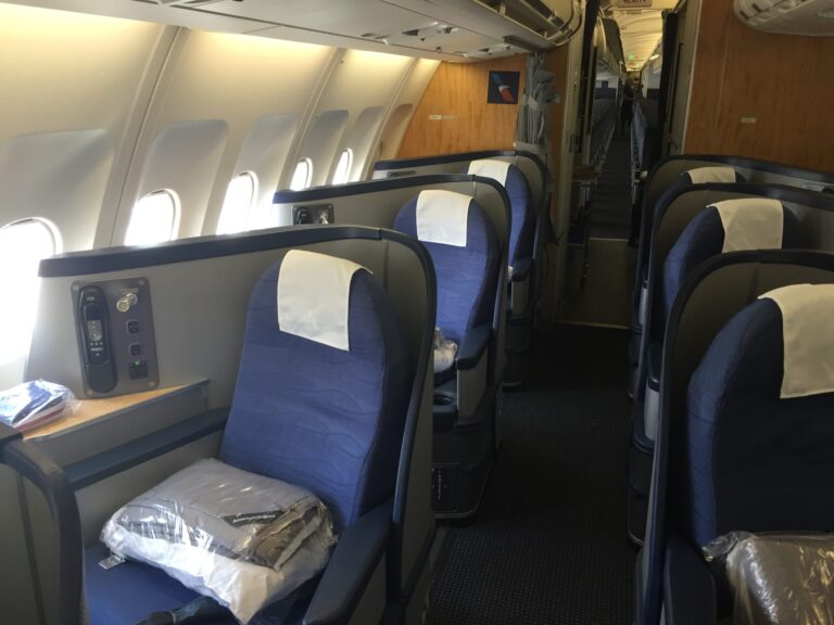 a row of seats on an airplane