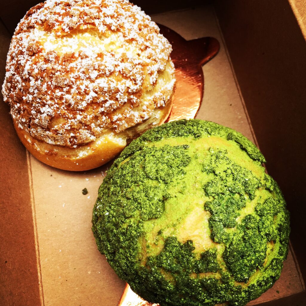 bibble and sip nyc earl grey match cream puffs