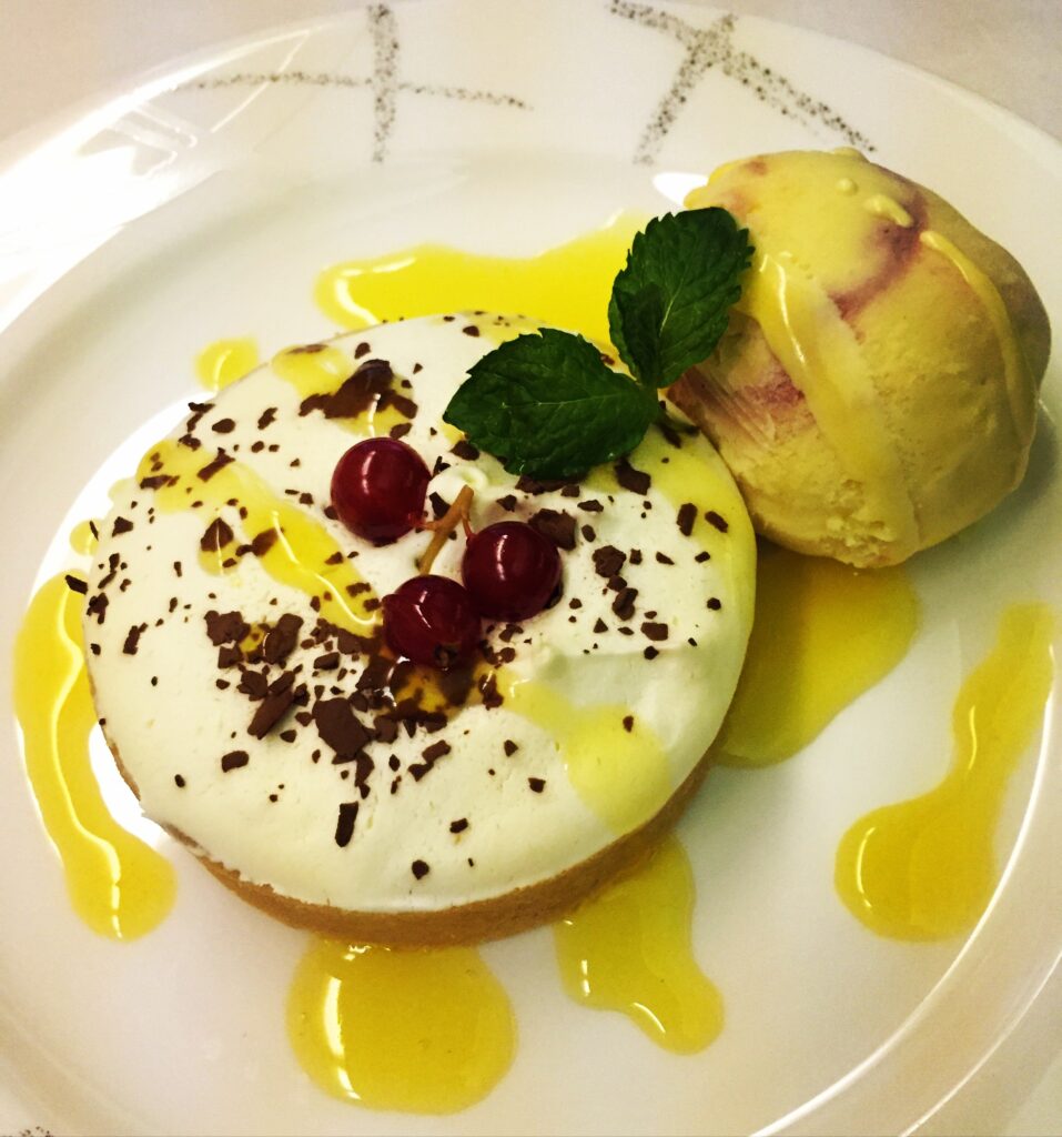 cathay pacific first class hong kong to new york banoffee pie
