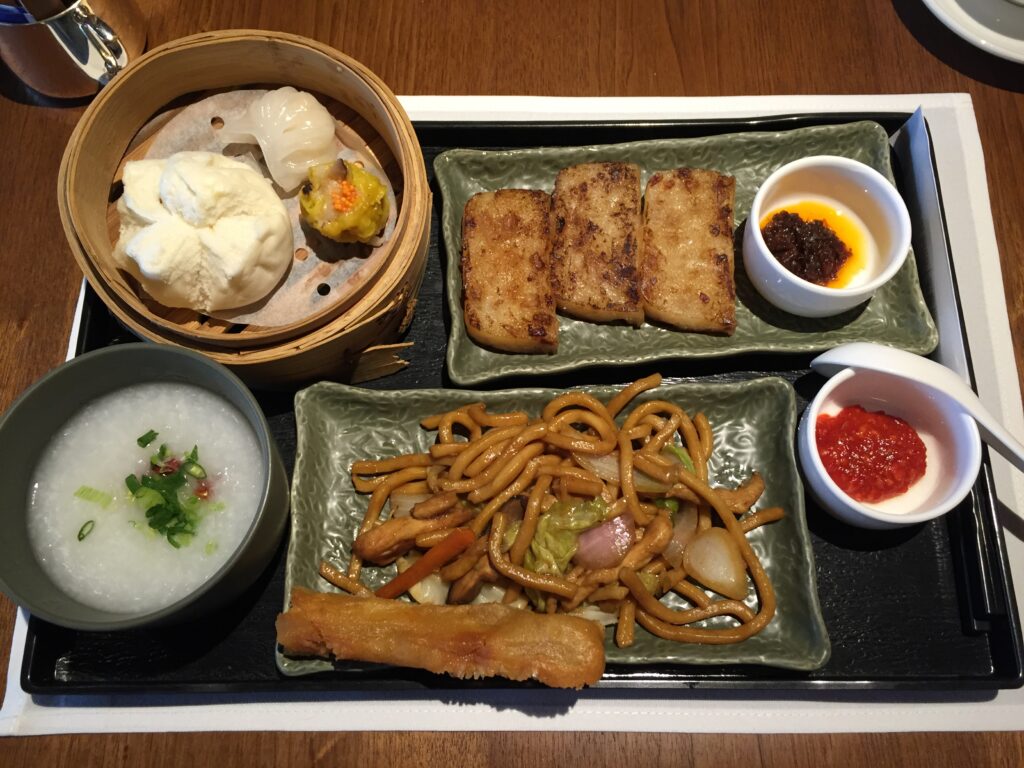 cathay pacific the pier first class lounge dim sum platter