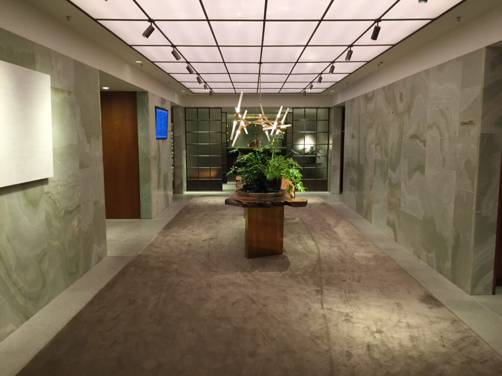 cathay pacific the pier first class lounge lobby