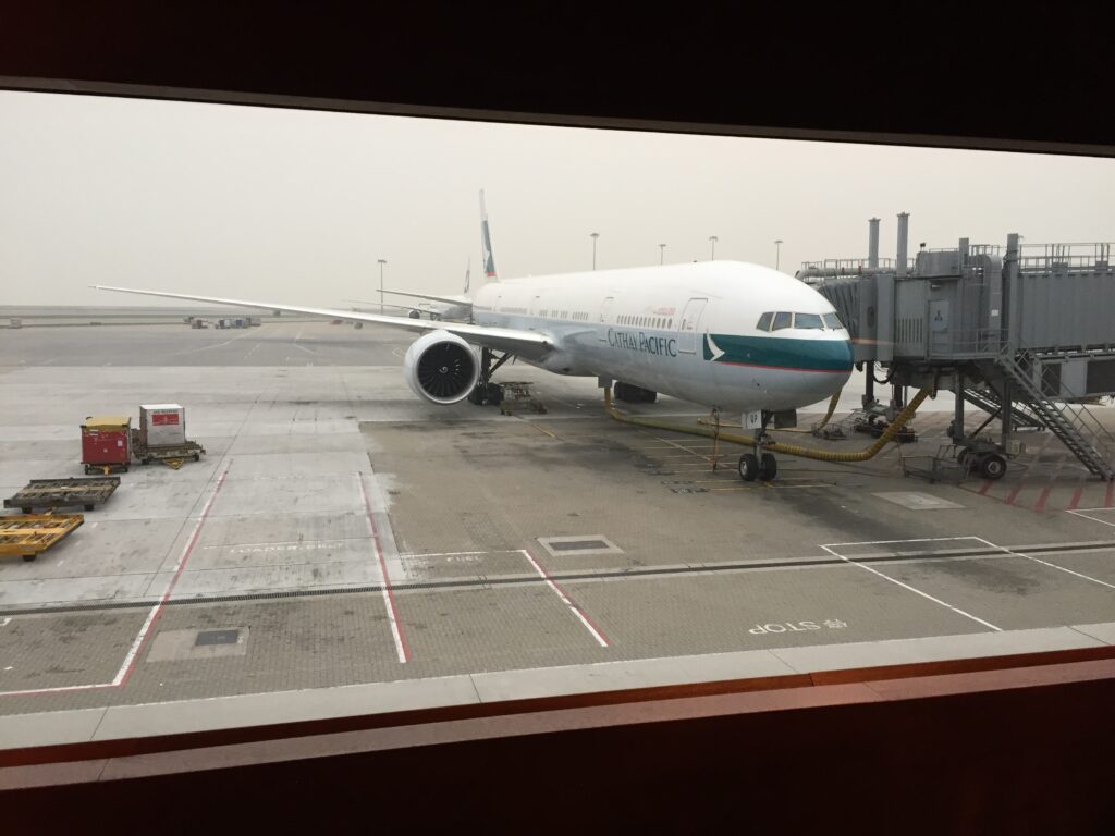 cathay pacific the pier first class lounge the retreat view