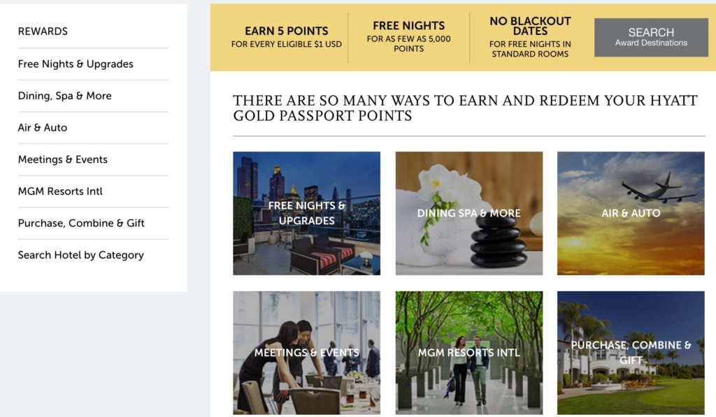 Gold Passport web site 8