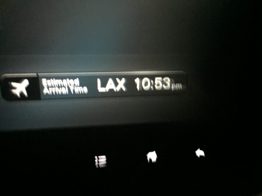 AA late arrival LAX
