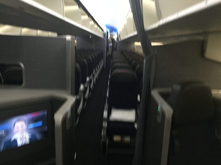 a row of seats in an airplane