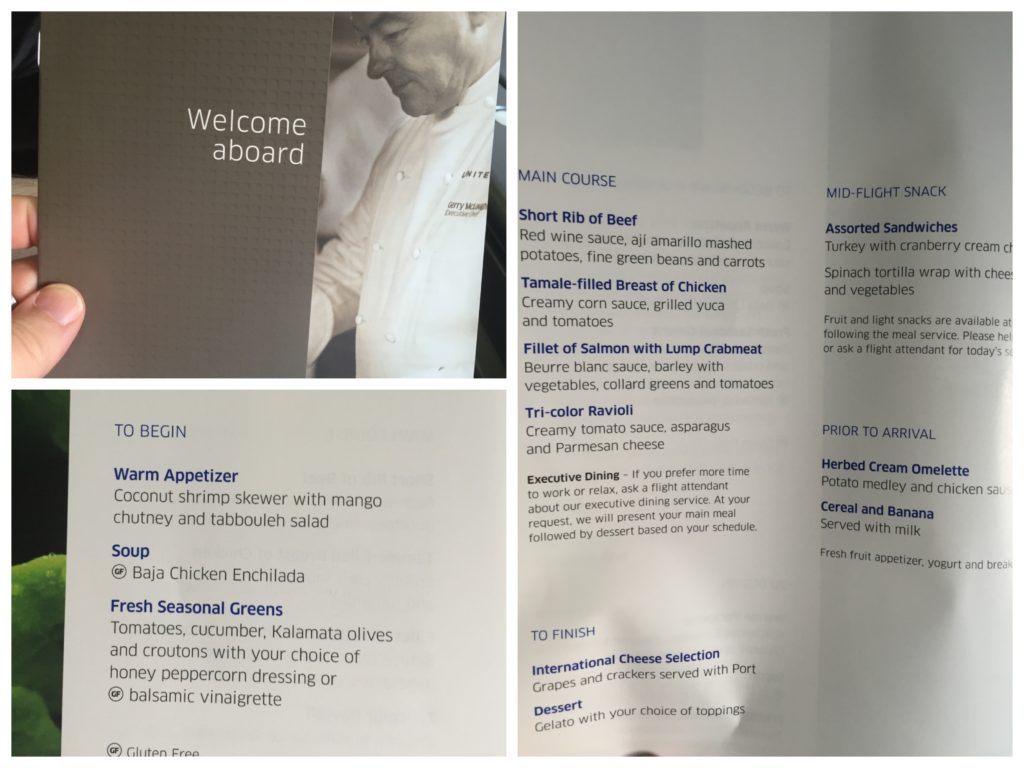 United Menu