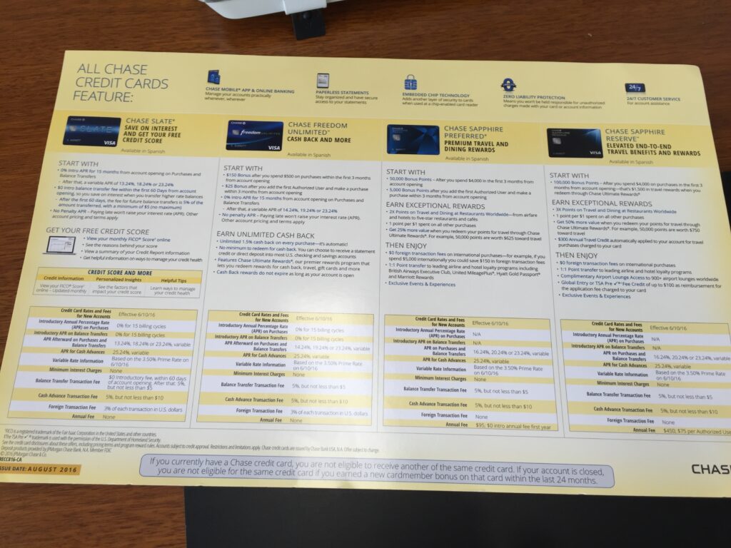 chase sapphire reserve application