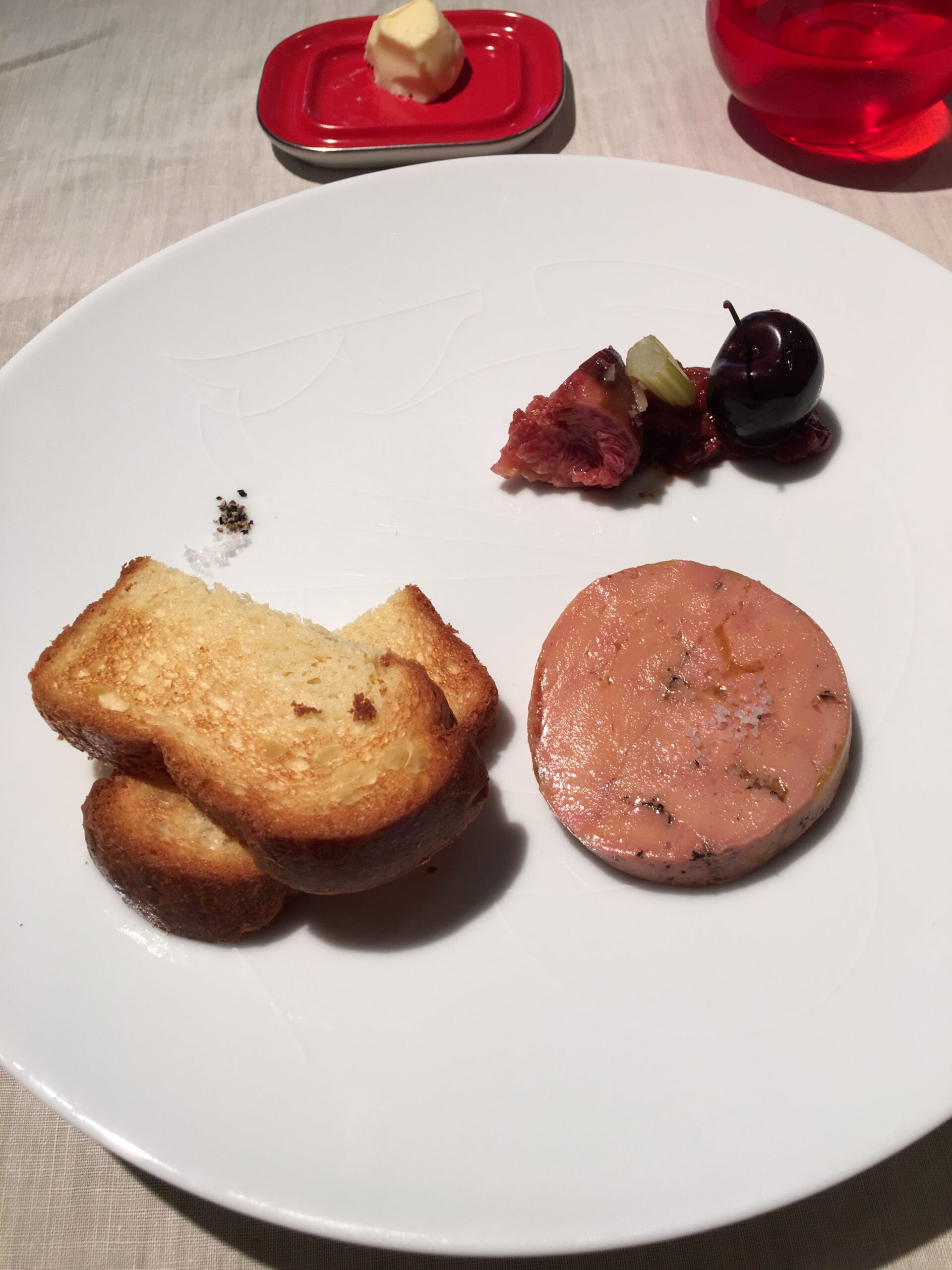 a plate of food on a table