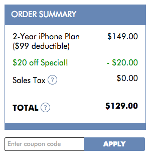 SquareTrade $20 Off Promo Code
