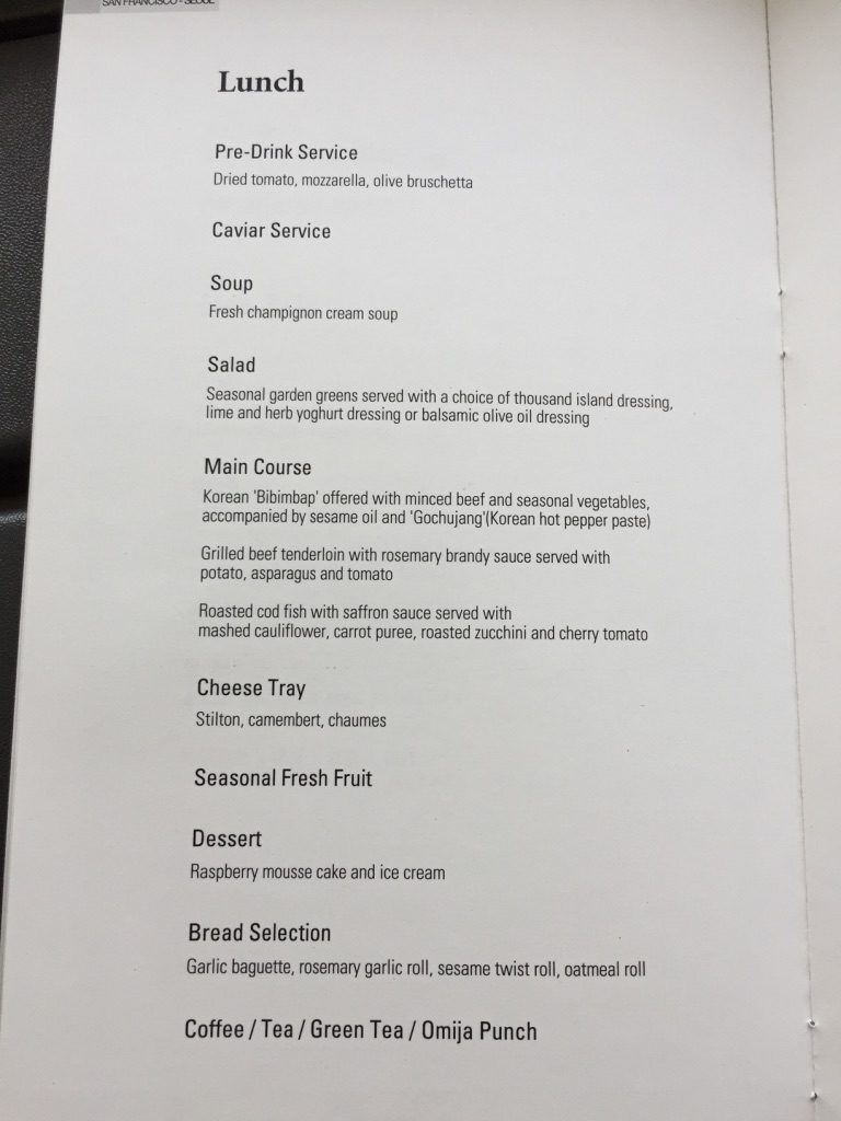 korean-air-first-class-seat-lunch-menu