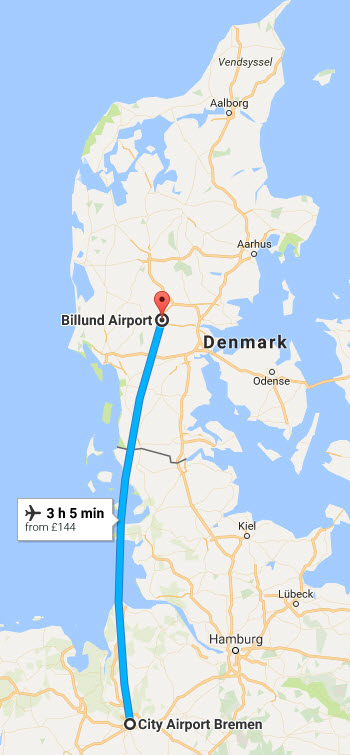 Bremen to Billund