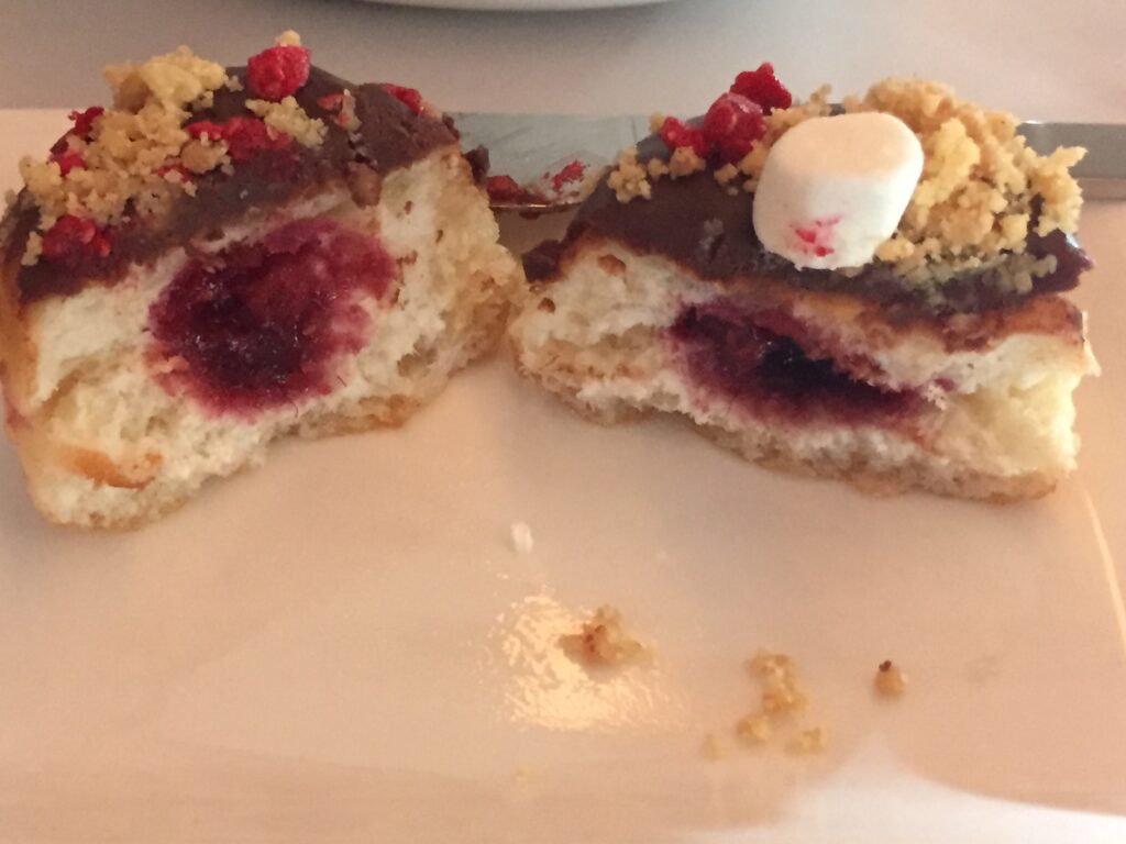 Cross section of a Crosstown Doughnut.