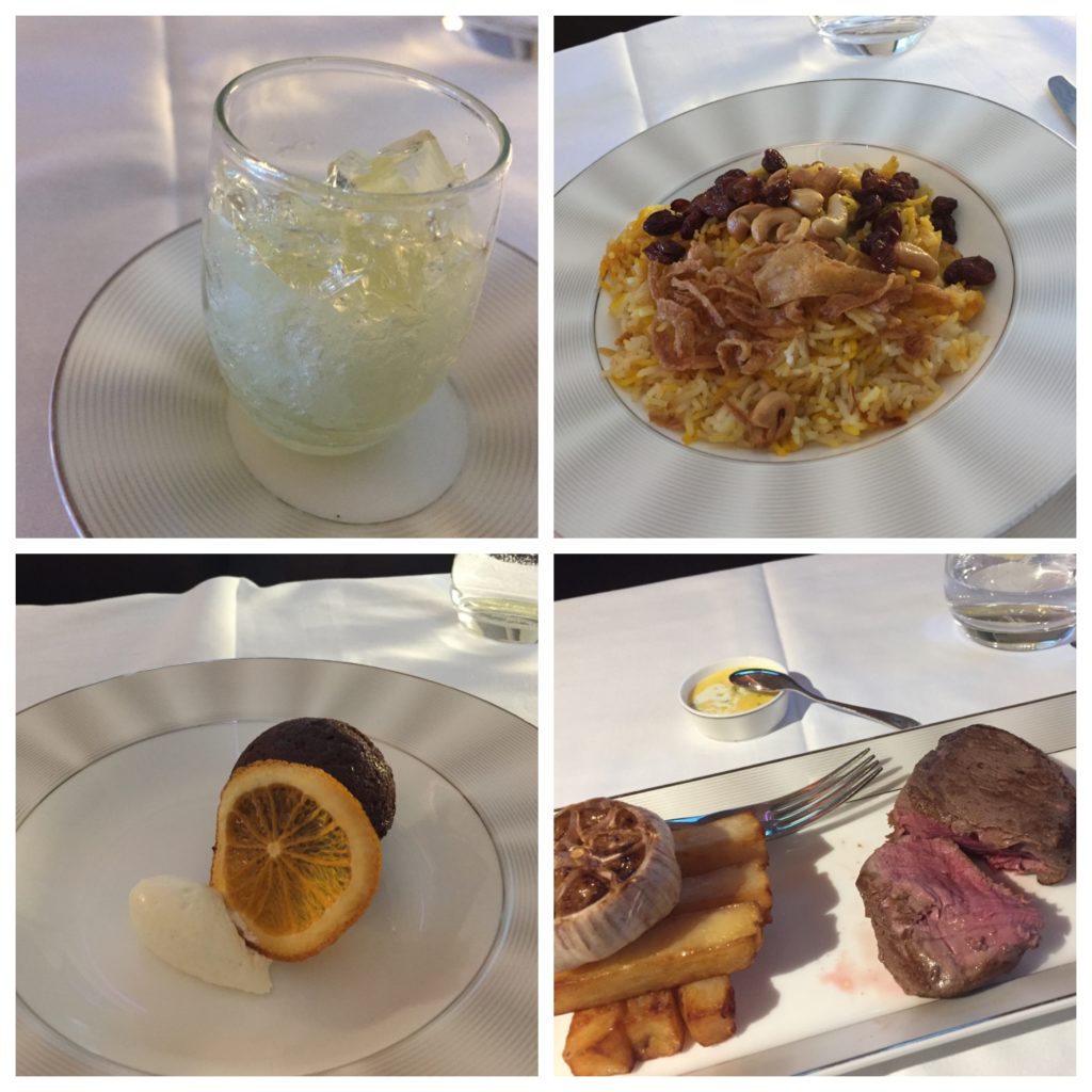 Etihad A380 Food 2