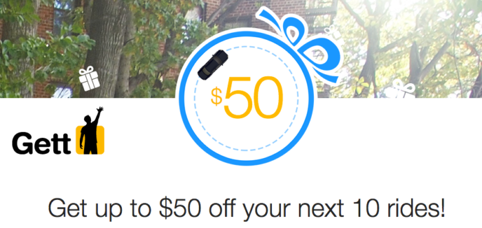 Gett $50 Promo Code