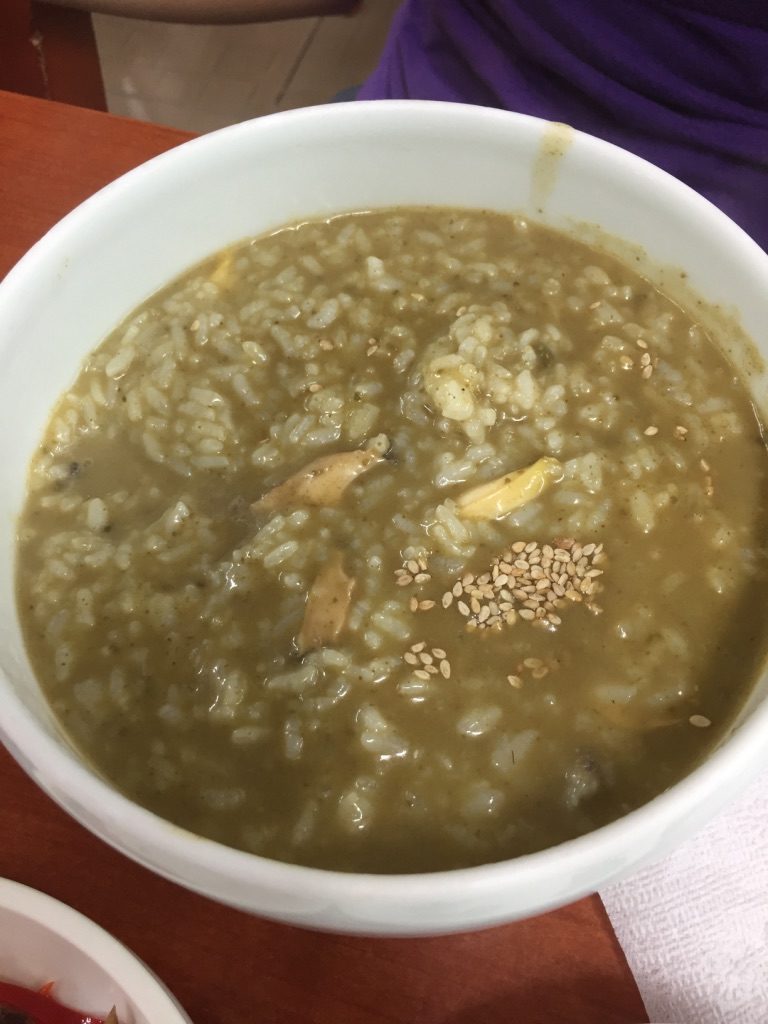 jeju island abalone congee