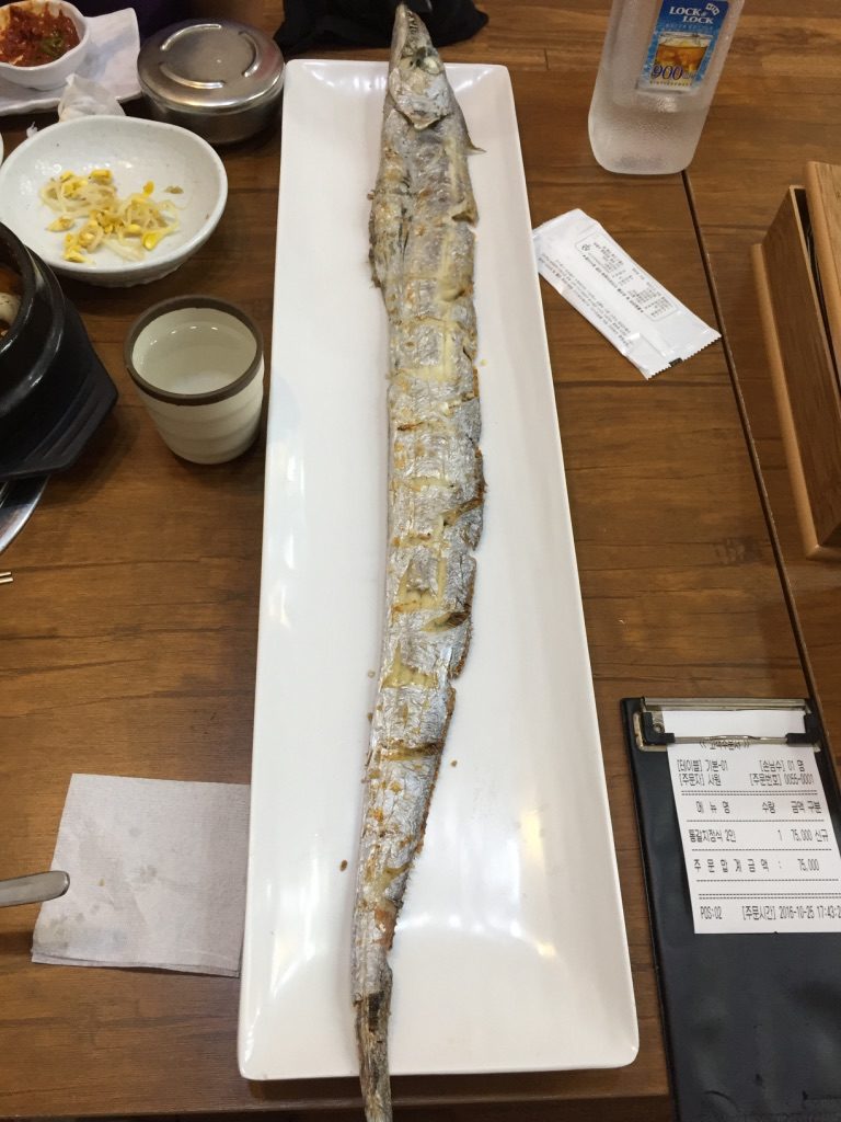 jeju island cutlassfish